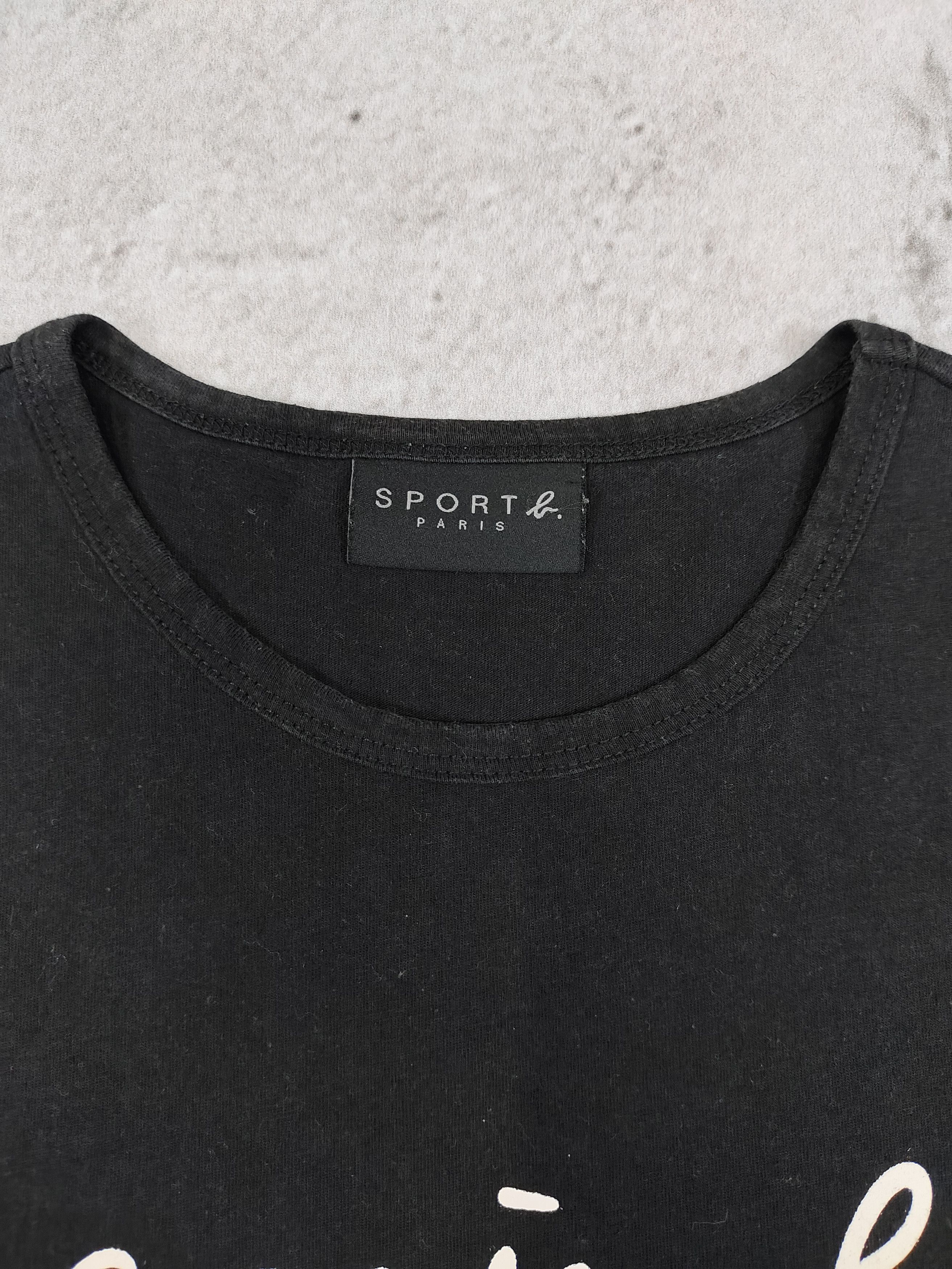 agnes b. 2000s Agnes B- Script Logo French Designer Minimalist Tee Size L / US 10 / IT 46 - 5 Thumbnail