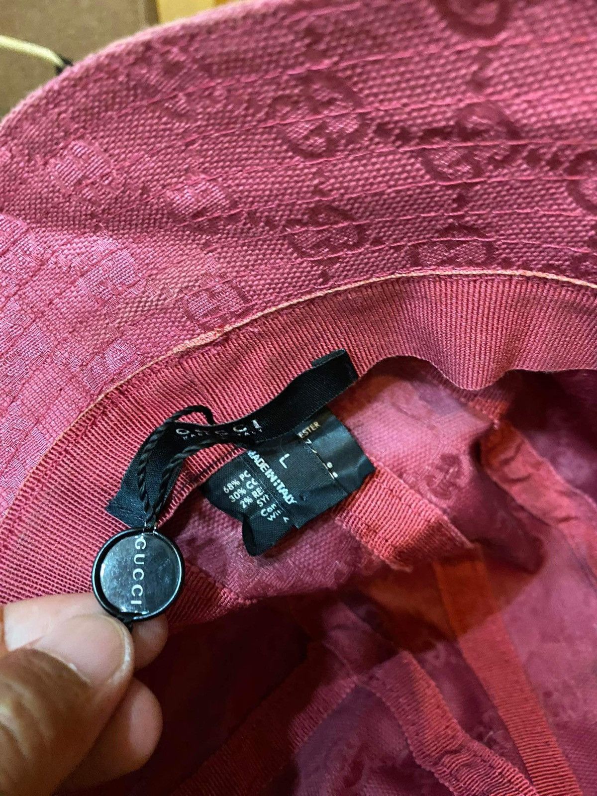 Designer × Gucci Gucci Monogram Bucket Hat Size ONE SIZE - 8 Thumbnail