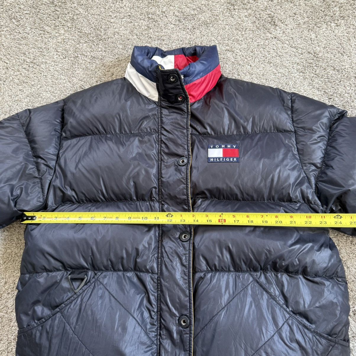 Tommy Hilfiger 🔴Tommy Hilfiger Puffer Jacket Size Large Bubble Black Navy Size US L / EU 52-54 / 3 - 9 Thumbnail