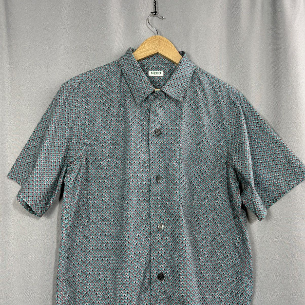 Kenzo Kenzo shirt button up luxury monogram Large vintage rare Size US L / EU 52-54 / 3 - 3 Thumbnail