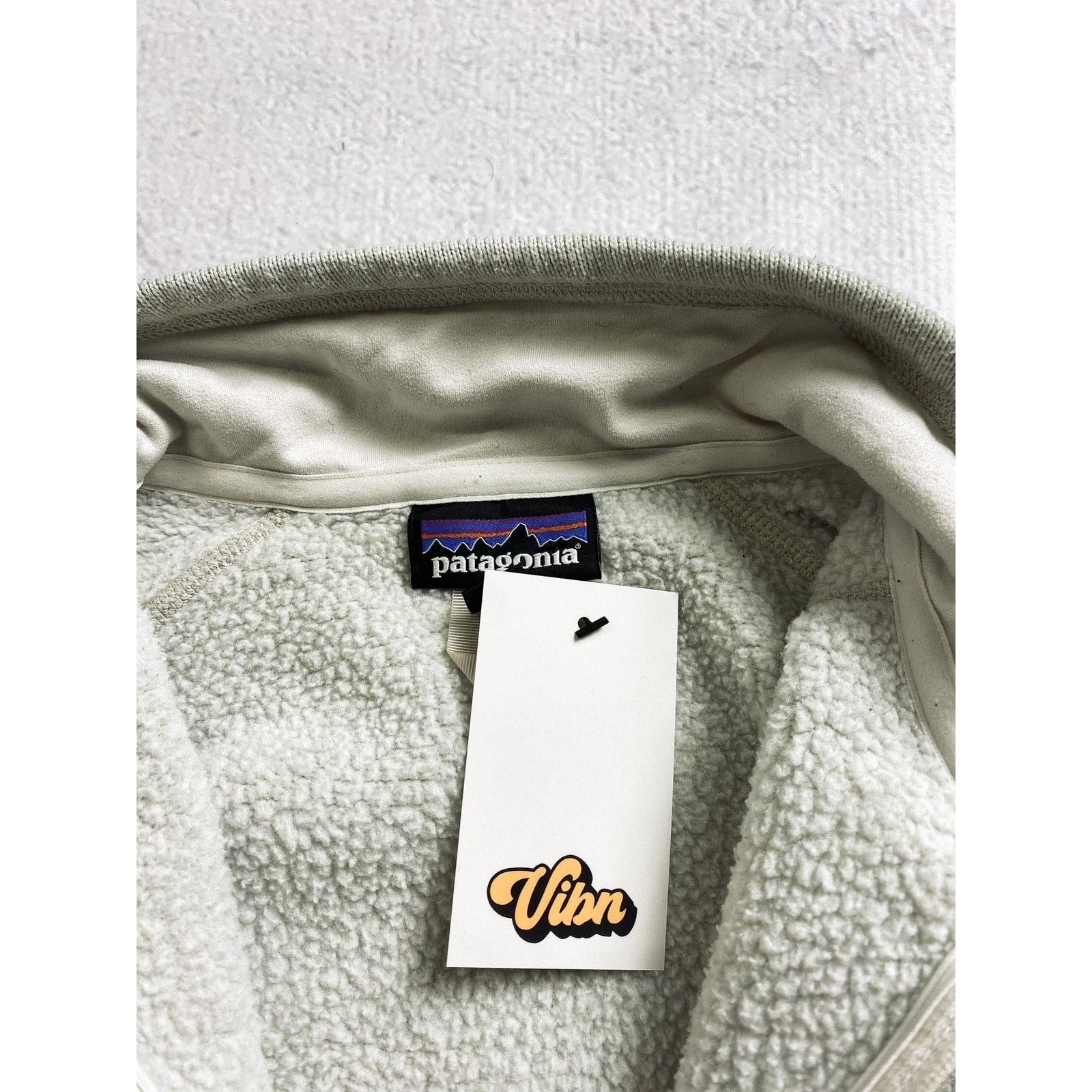 Patagonia Vintage 90s Patagonia White Fleece Sweatshirt - Women's XL Size XL / US 12-14 / IT 48-50 - 3 Thumbnail