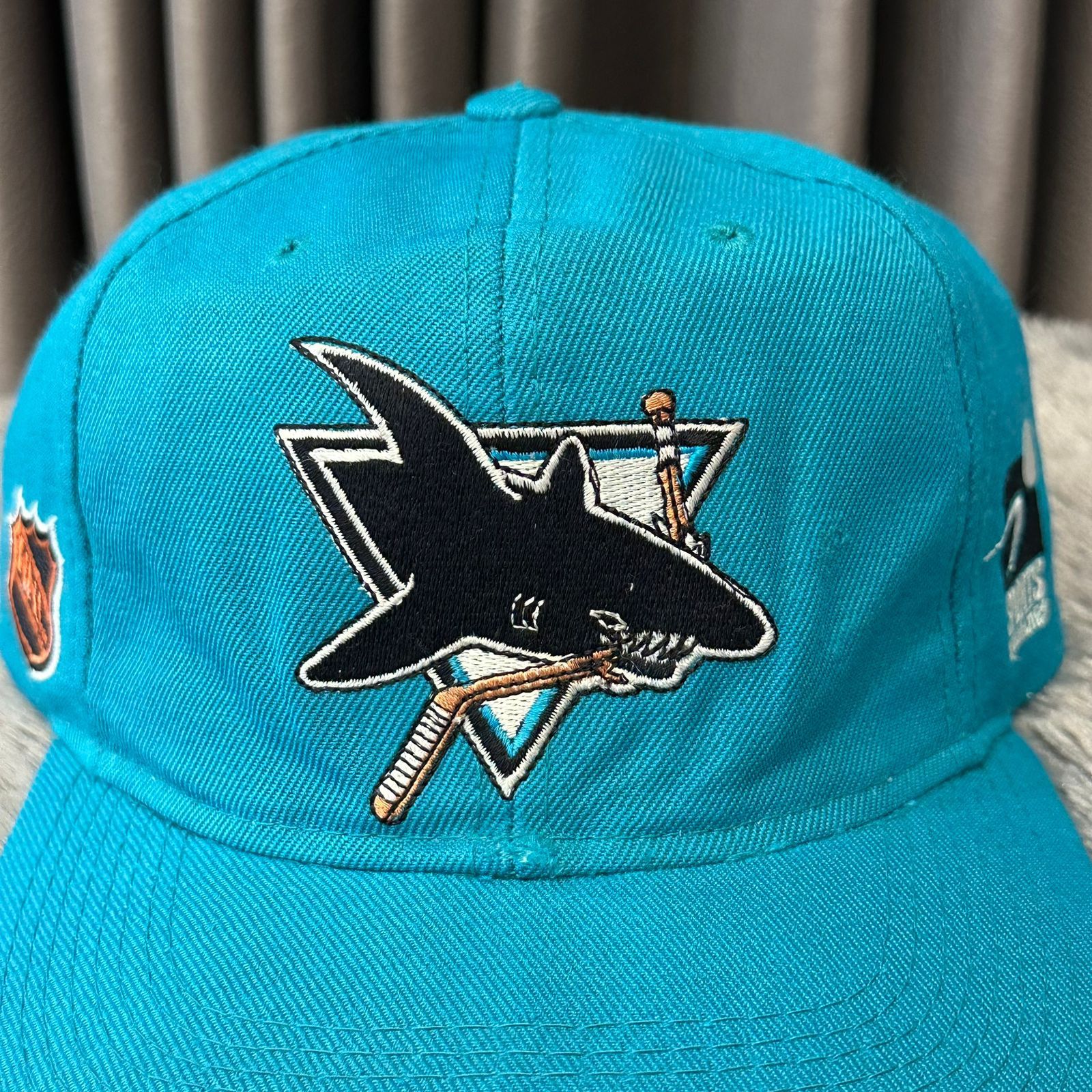 NHL Rare NHL San Jose Sharks Srilanka Vintage Hat Size ONE SIZE - 2 Thumbnail