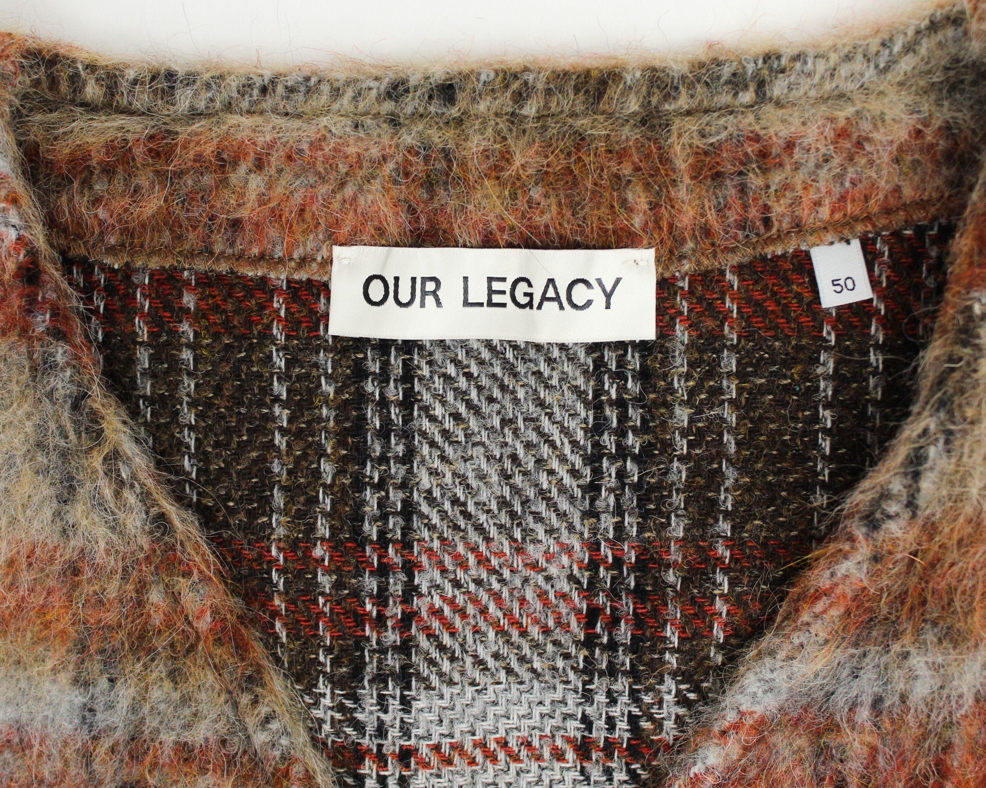 Our Legacy Ament Check Mohair Cardigan 50 | Grailed