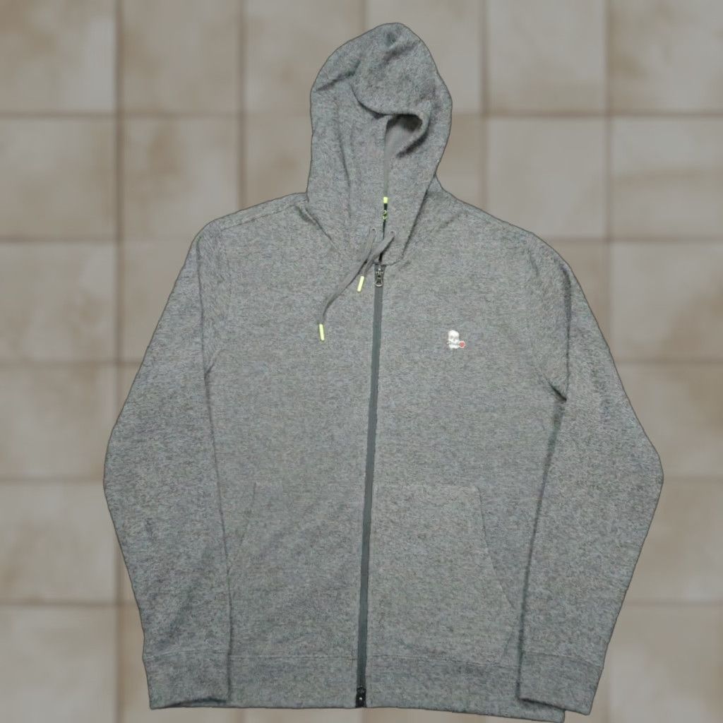 Robert Graham Robert Graham Hoodie Mens XL Gray Full Zip Hooded Skull Rose Sweater Classic Fit Size US XL / EU 56 / 4 - 1 Thumbnail