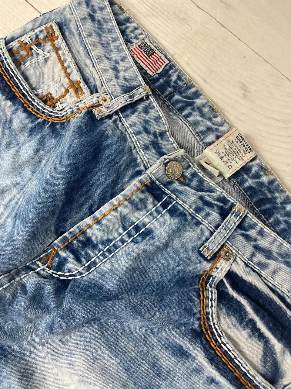 True Religion Vintage True Religion Logan Super T Denim Jeans Baggy 90s Size US 34 / EU 50 - 5 Thumbnail