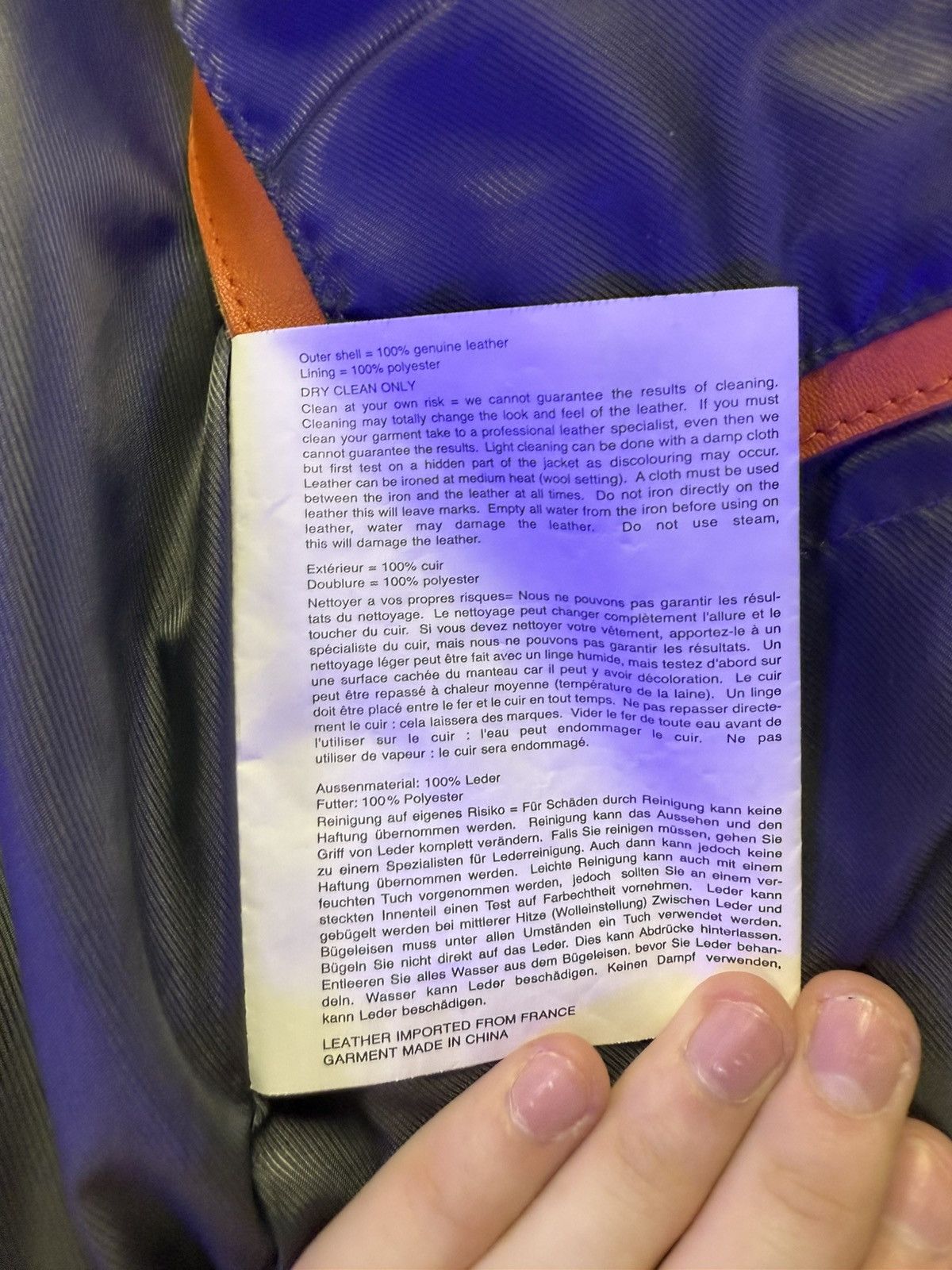 Pelle pelle leather bomber jacket sz small