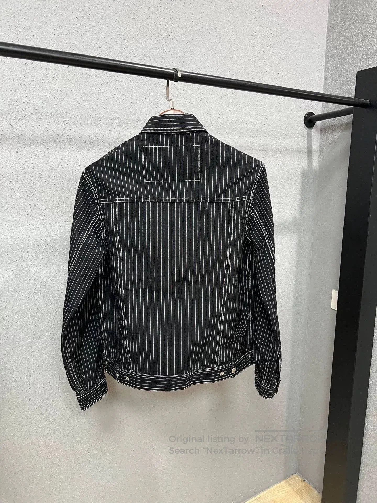AMI Ami Striped Denim Jacket. Size US S / EU 44-46 / 1 - 2 Thumbnail