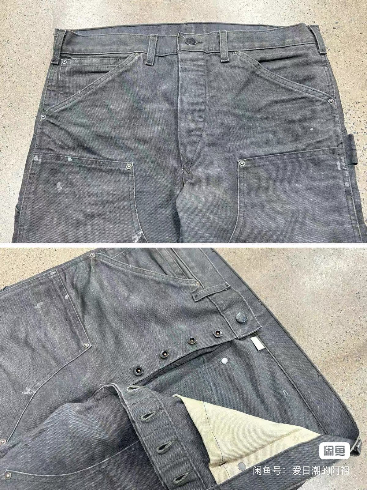 RRL Ralph Lauren RRL Double RL Engineer Fit Distressed Canvas Trouser Size US 32 / EU 48 - 4 Thumbnail
