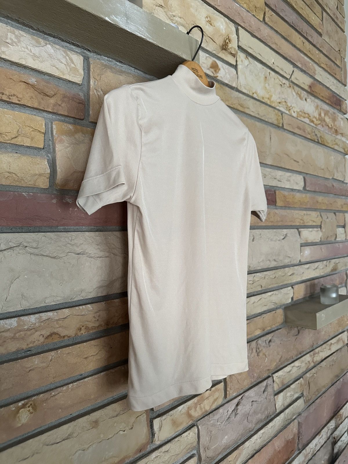 Vintage Vintage 60s Mock Neck Zip Polyester Top Size S / US 4 / IT 40 - 5 Thumbnail