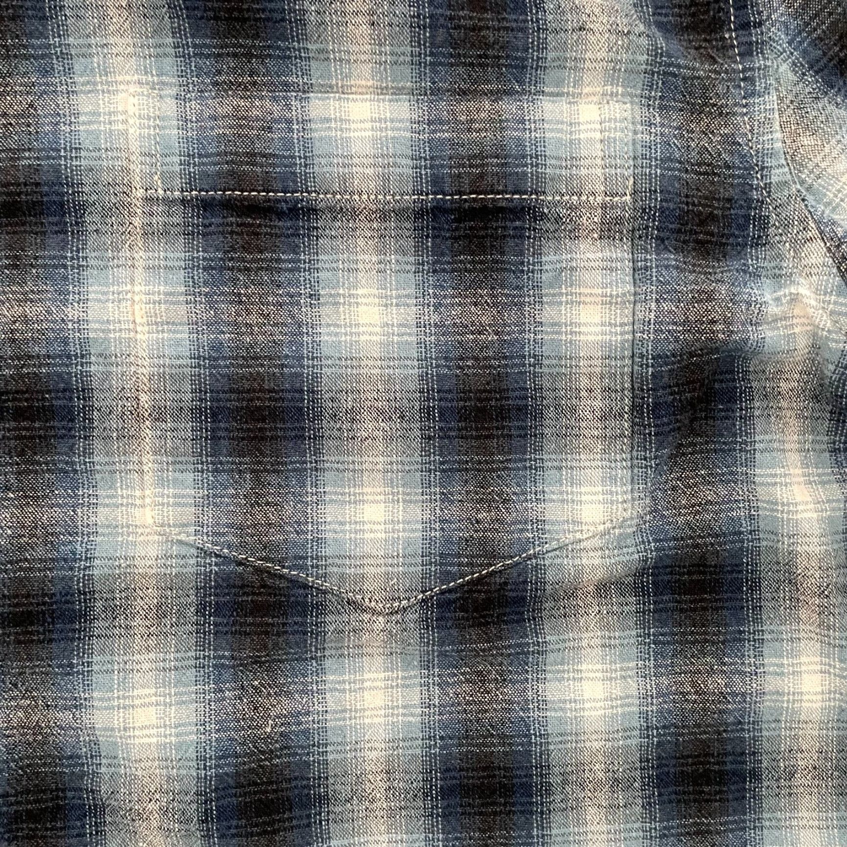 Ralph Lauren Ralph Lauren Denim & Supply Shirt Adult XL Plaid Short Sleeve Button-Up Blue Cotton Mens XL Size US XL / EU 56 / 4 - 4 Thumbnail
