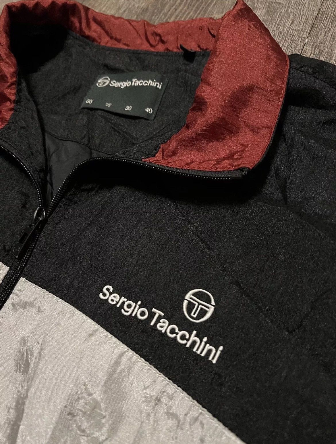 Sergio Tacchini × Vintage Vintage Sergio Tacchini Tennis Windbreaker Track Jacket Size L / US 10 / IT 46 - 2 Thumbnail