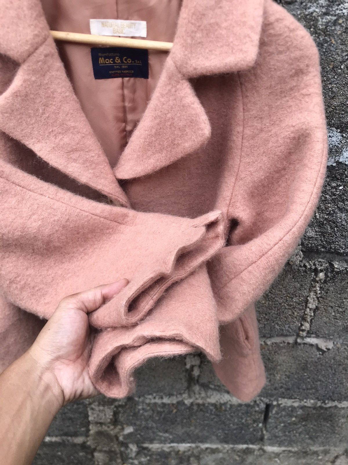 MAX&Co. 🔥 Mac & Co Max Mara Cropped Wool Coat Jacket Size M / US 6-8 / IT 42-44 - 6 Thumbnail