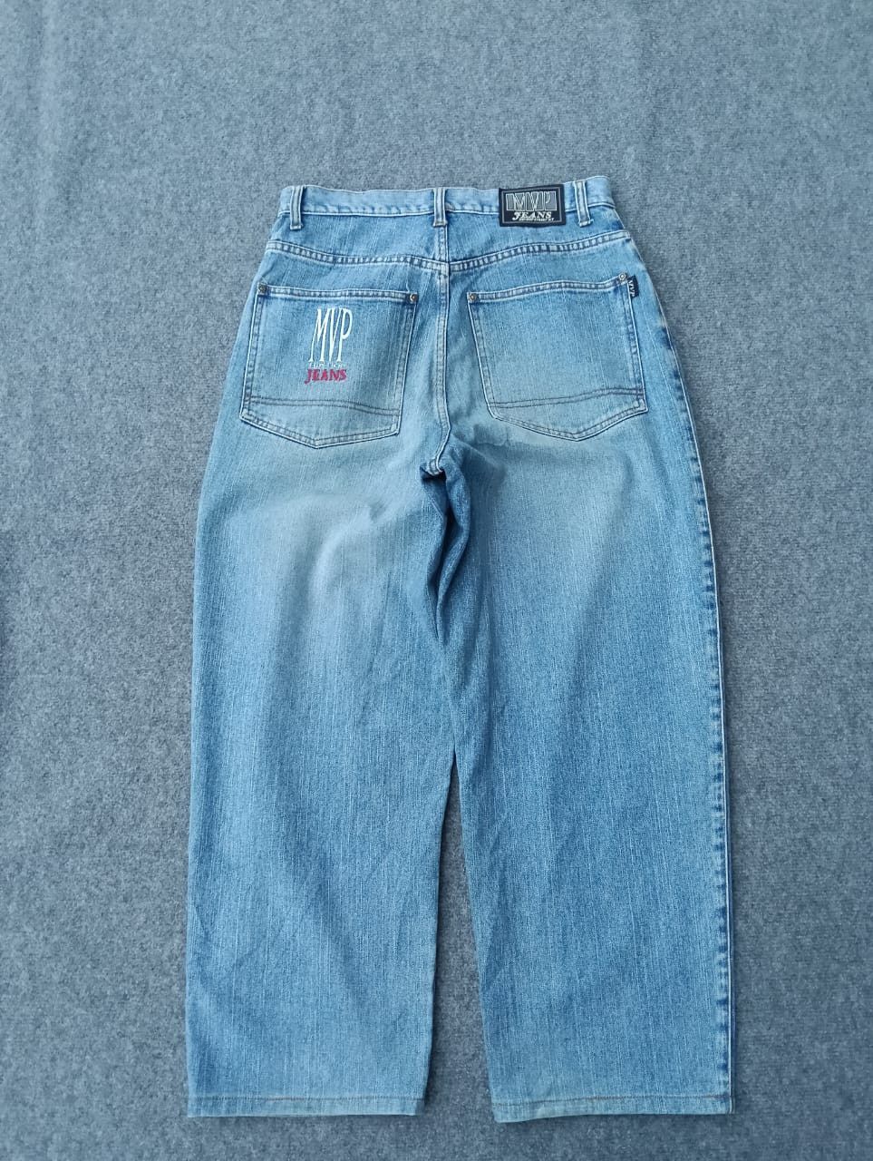 Y2k MVP Jeans Baggy Fit Hip Hop Streetwear Denim Pants