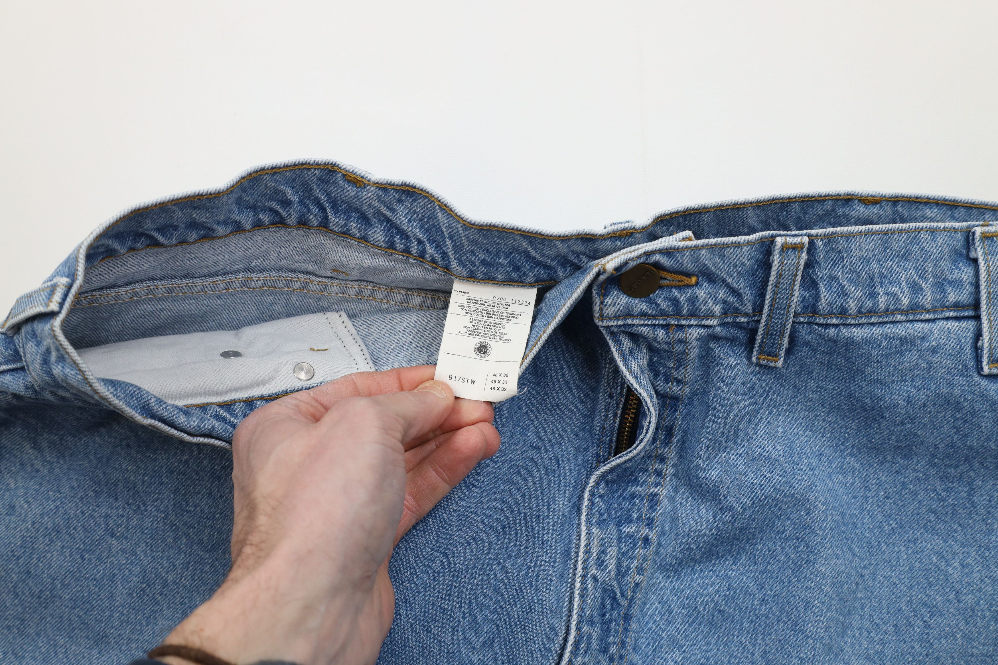 Carhartt Vintage Y2K 2000 Carhartt Fit Denim Jeans Blue Cotton Size US 44 / EU 60 - 11 Thumbnail