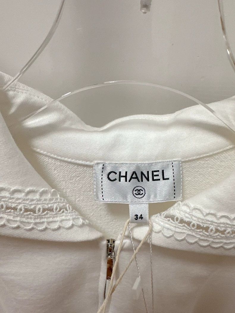 Chanel Chanel 24 Beach Series White Sleeveless Size XXS / US 00 / IT 34 - 3 Thumbnail