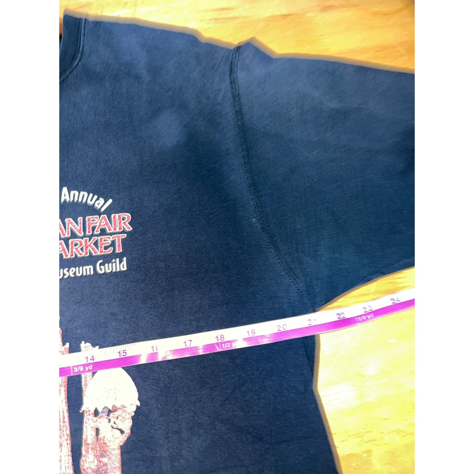Fruit Of The Loom Vintage Indian Fair Shirt Heard Museum Guild Market Tewa 90s Size US L / EU 52-54 / 3 - 9 Thumbnail
