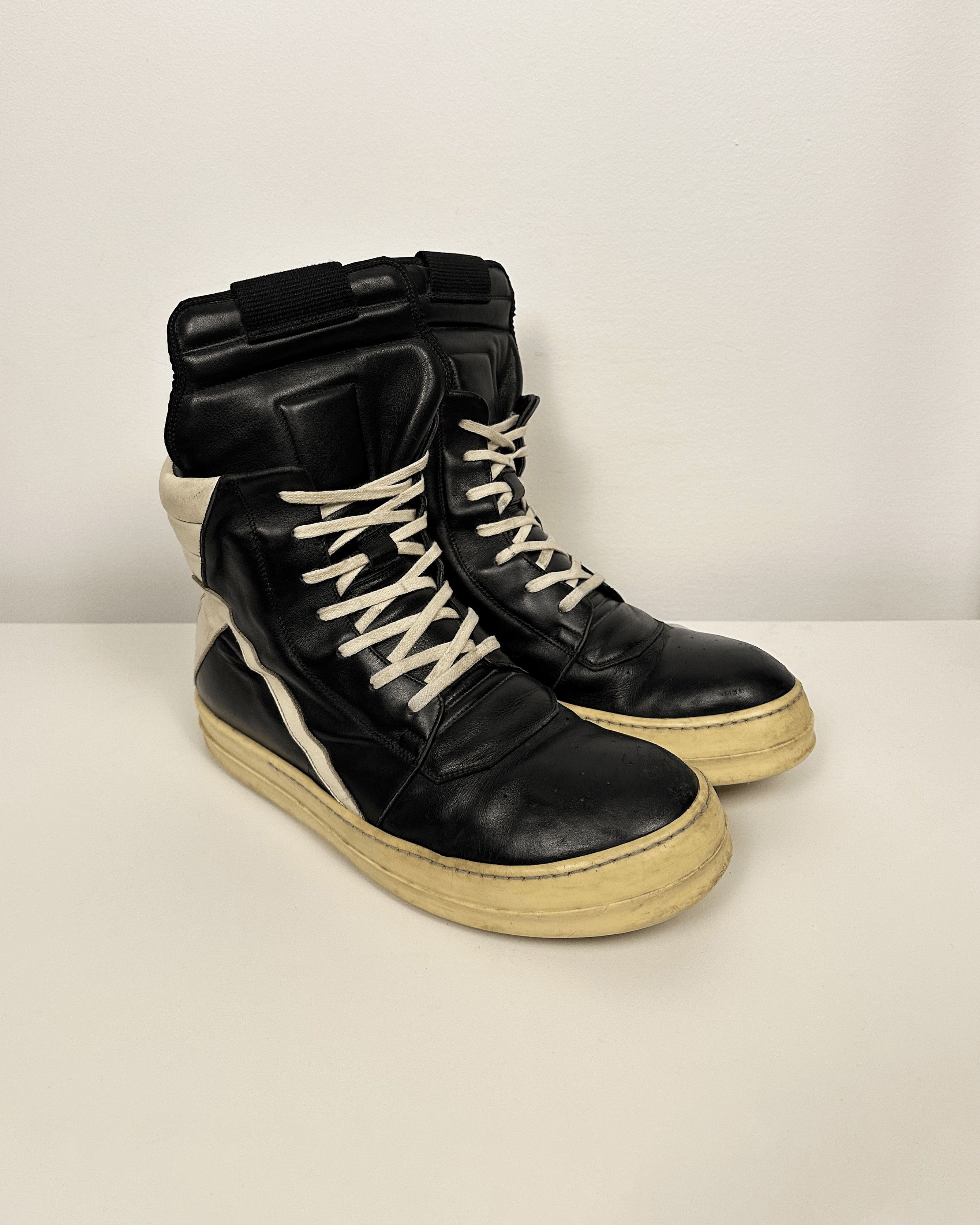 Rick Owens Rick Owens Black Milk Geobasket Size US 9 / EU 42 - 1 Thumbnail