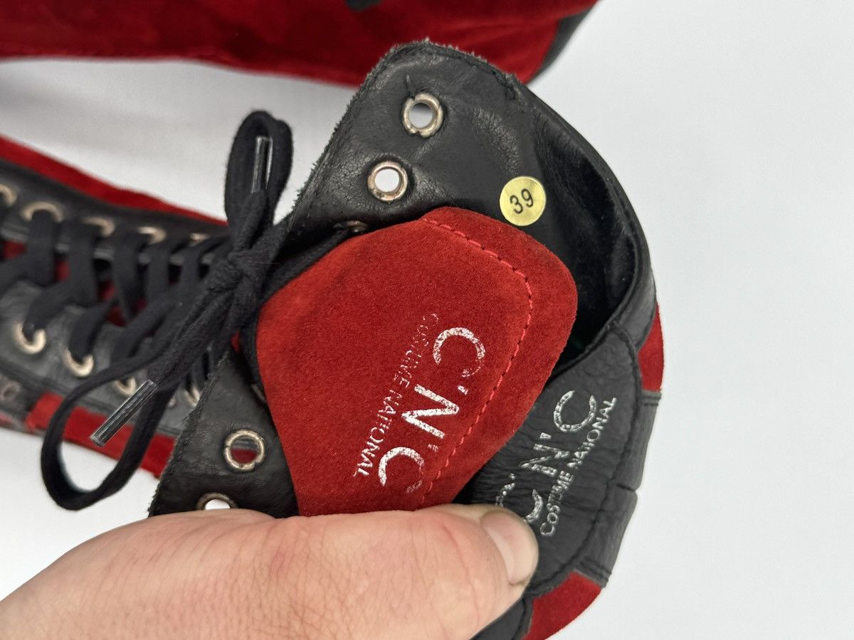 Costume National Ducati CNC Motorcycle Boots Red Suede Made in Italy WM 8 Size US 7.5 / IT 37.5 - 2 Thumbnail