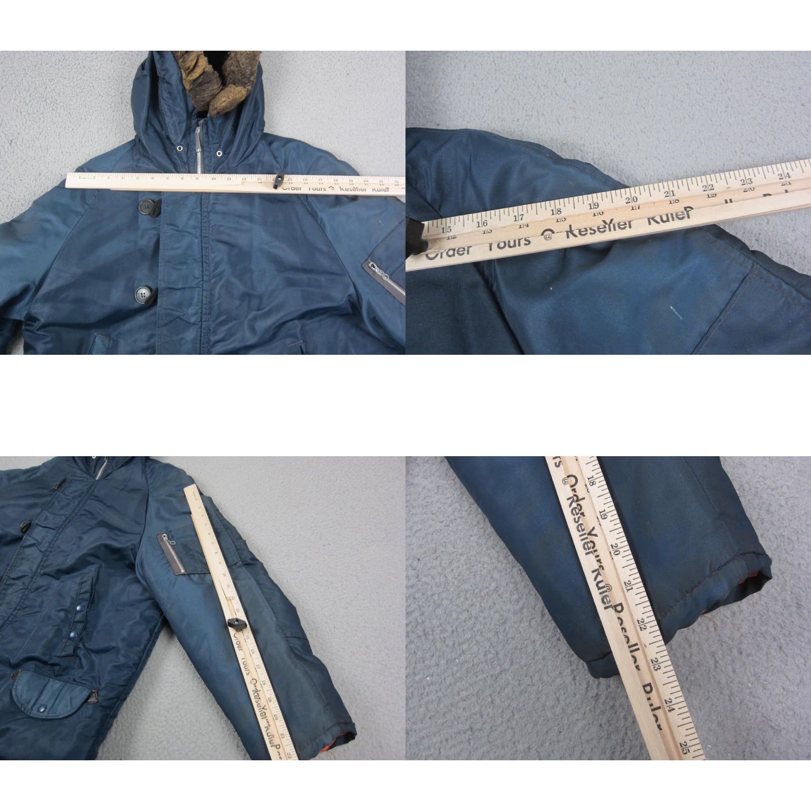 Vintage VINTAGE Parka Jacket Mens XL Blue Nylon Canvas Hood 90s Logo Workwear Winter Size US XL / EU 56 / 4 - 10 Thumbnail