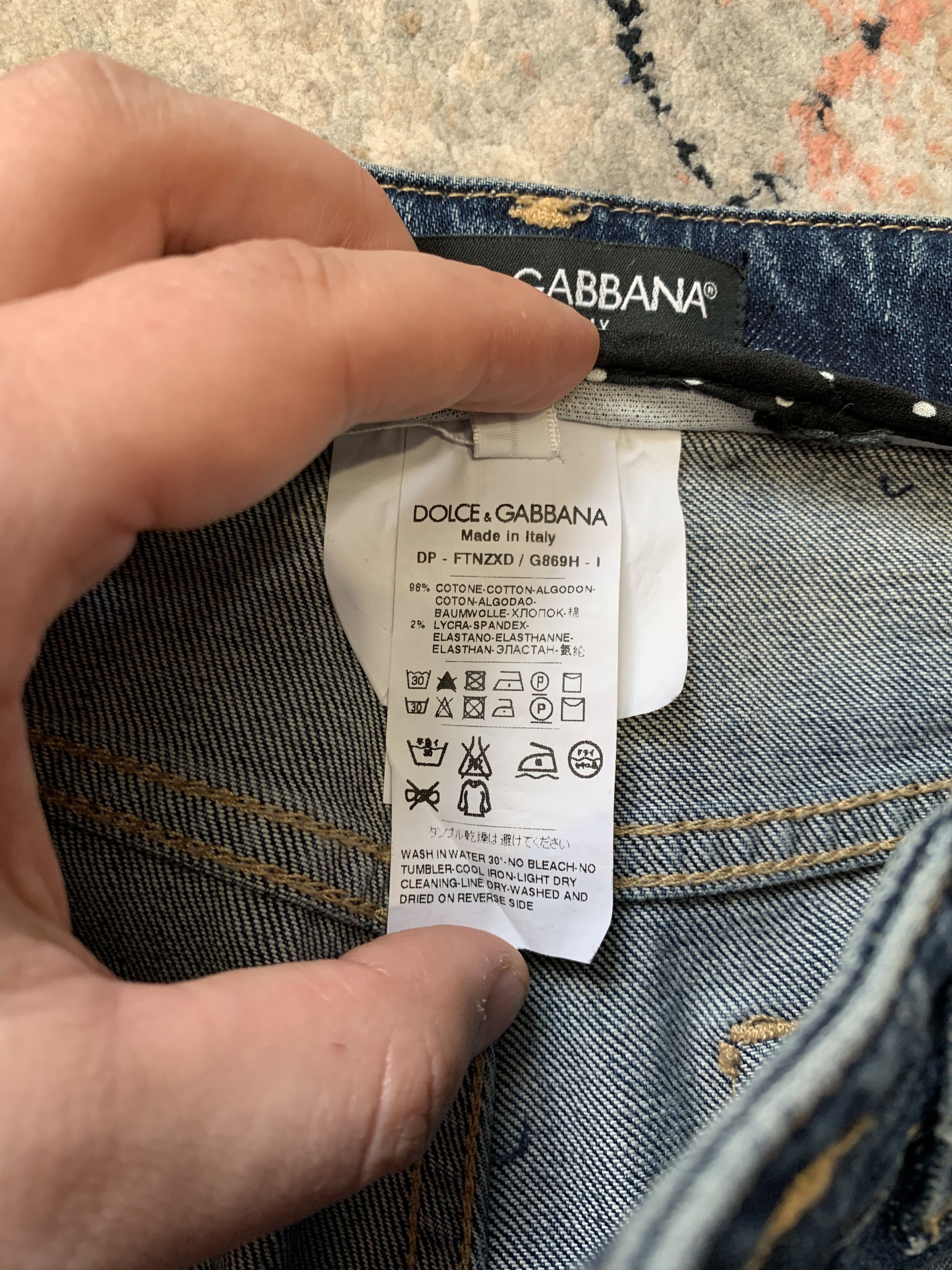 Dolce & Gabbana Docle & Gabbana Jeans Size 25" / US 0 / IT 36 - 6 Thumbnail