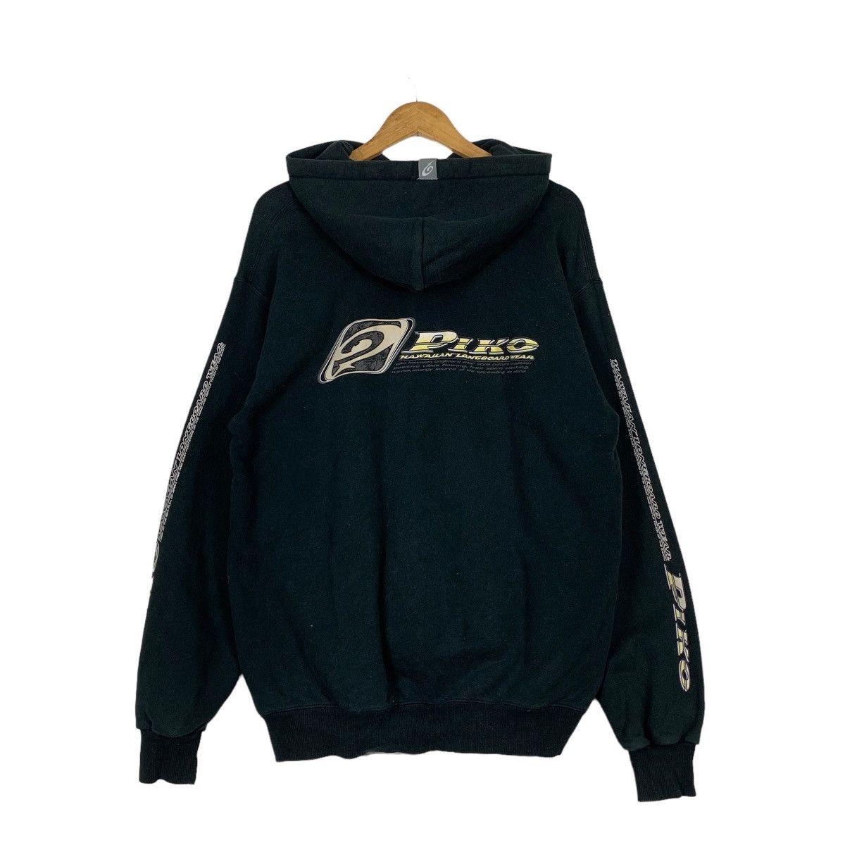 Japanese Brand PIKO Hawaiian Longboard Wear Pullover Hoodies #1172-C54 Size US L / EU 52-54 / 3 - 9 Thumbnail