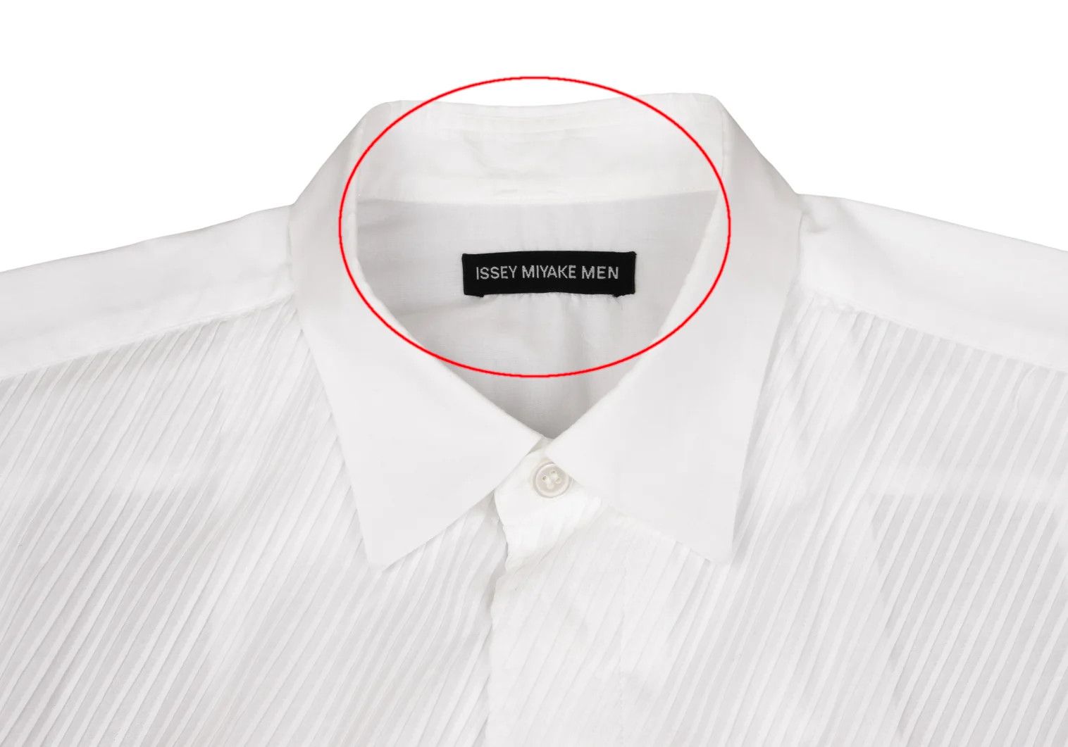 Issey Miyake Front Bias Pleats Design Long Sleeve Shirt in White Size US S / EU 44-46 / 1 - 3 Thumbnail