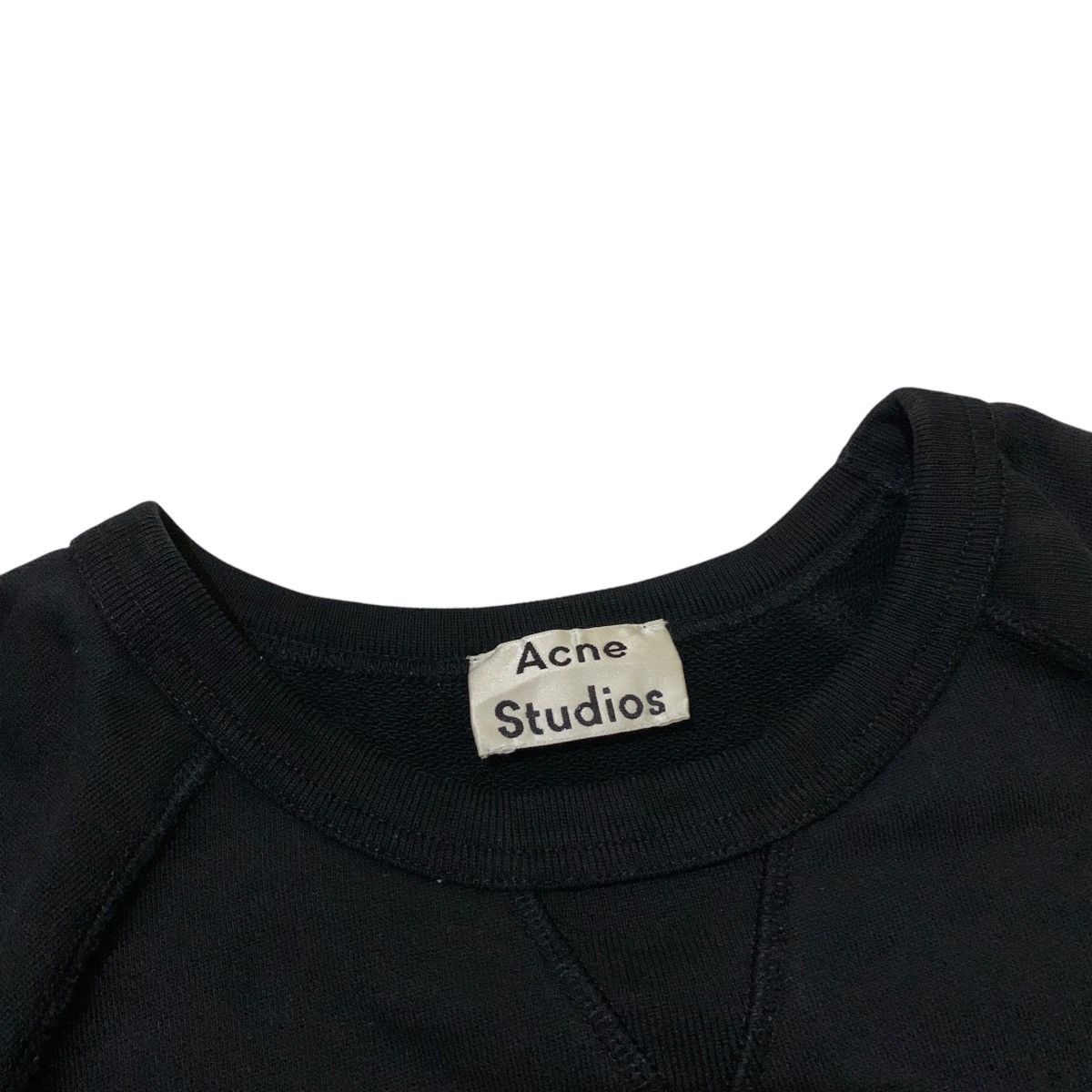 Acne Studios Acne Studios Sweatshirt College Face Black Size US M / EU 48-50 / 2 - 3 Thumbnail