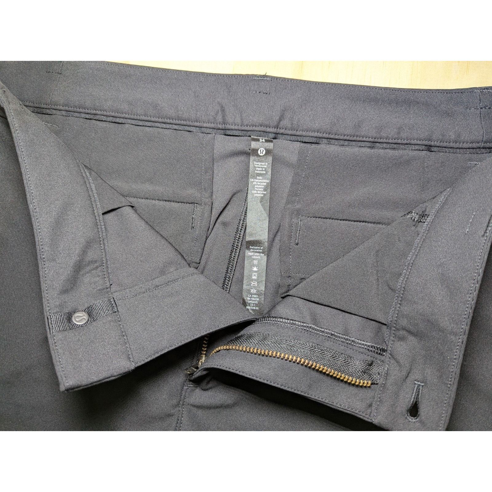 Lululemon Lululemon Men's Size 34x31 ABC Pants Black Stretch Size US 34 / EU 50 - 5 Thumbnail