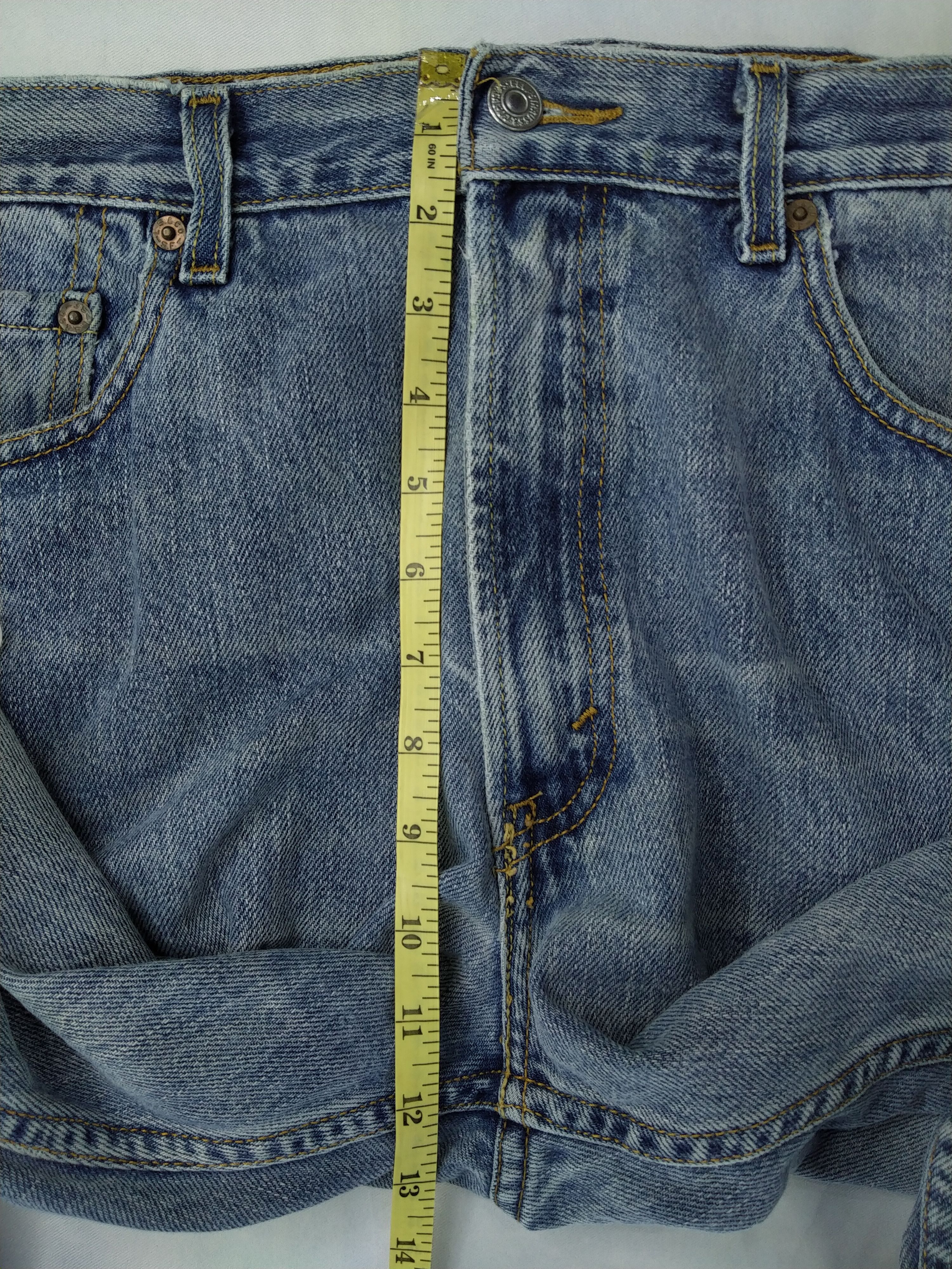 Levi's Faded Blue Vintage Levi's 505 Regular Fit Denim JN464 Size US 34 / EU 50 - 6 Thumbnail
