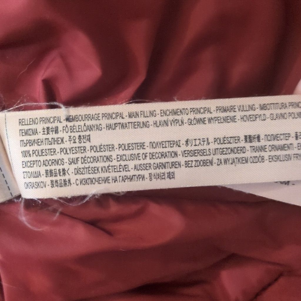 Massimo Dutti Massimo Dutti burgundy quilted jacket size XL Size XL / US 12-14 / IT 48-50 - 9 Thumbnail