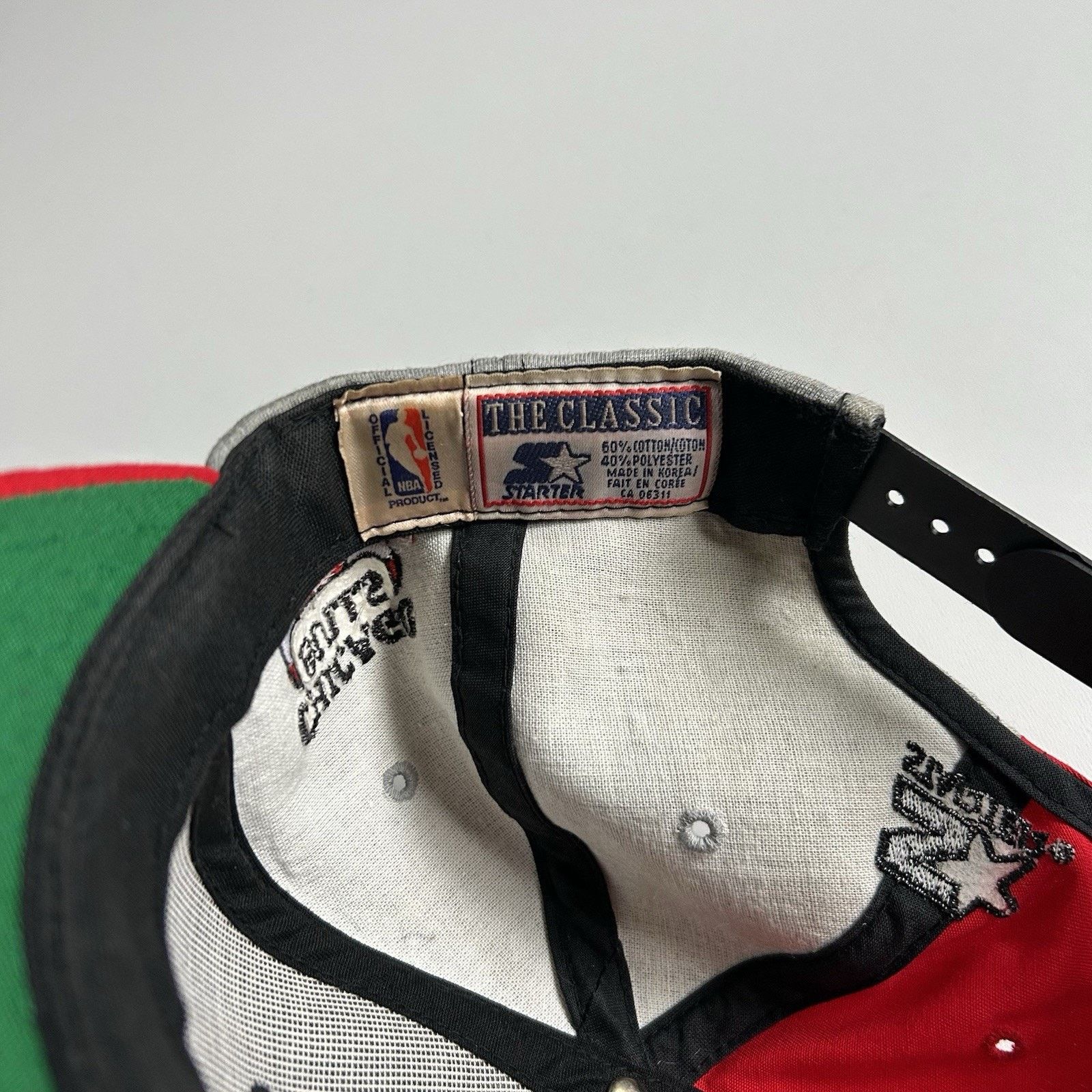 NBA Vintage 90s Starter Chicago Bulls NBA Snapback Hat Cap Rare Size ONE SIZE - 6 Thumbnail