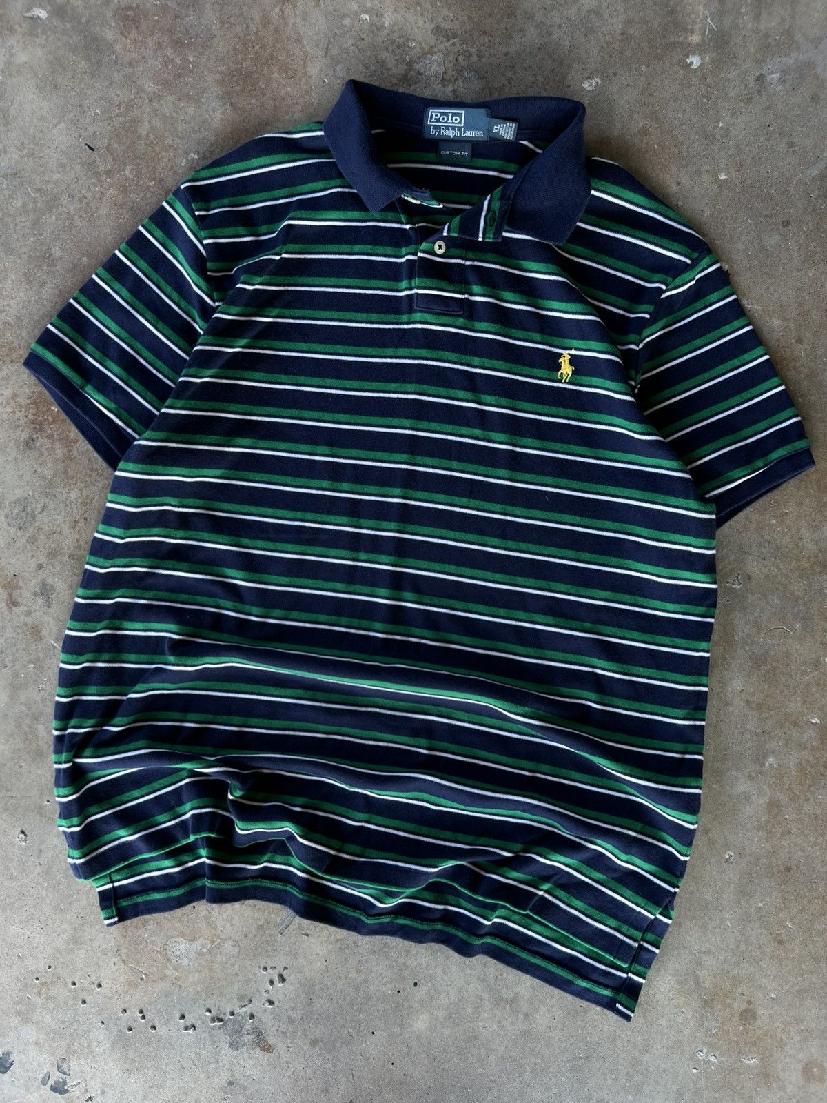 Polo Ralph Lauren Vintage Polo Ralph Lauren Button Up Polo Shirt Size US XL / EU 56 / 4 - 2 Thumbnail