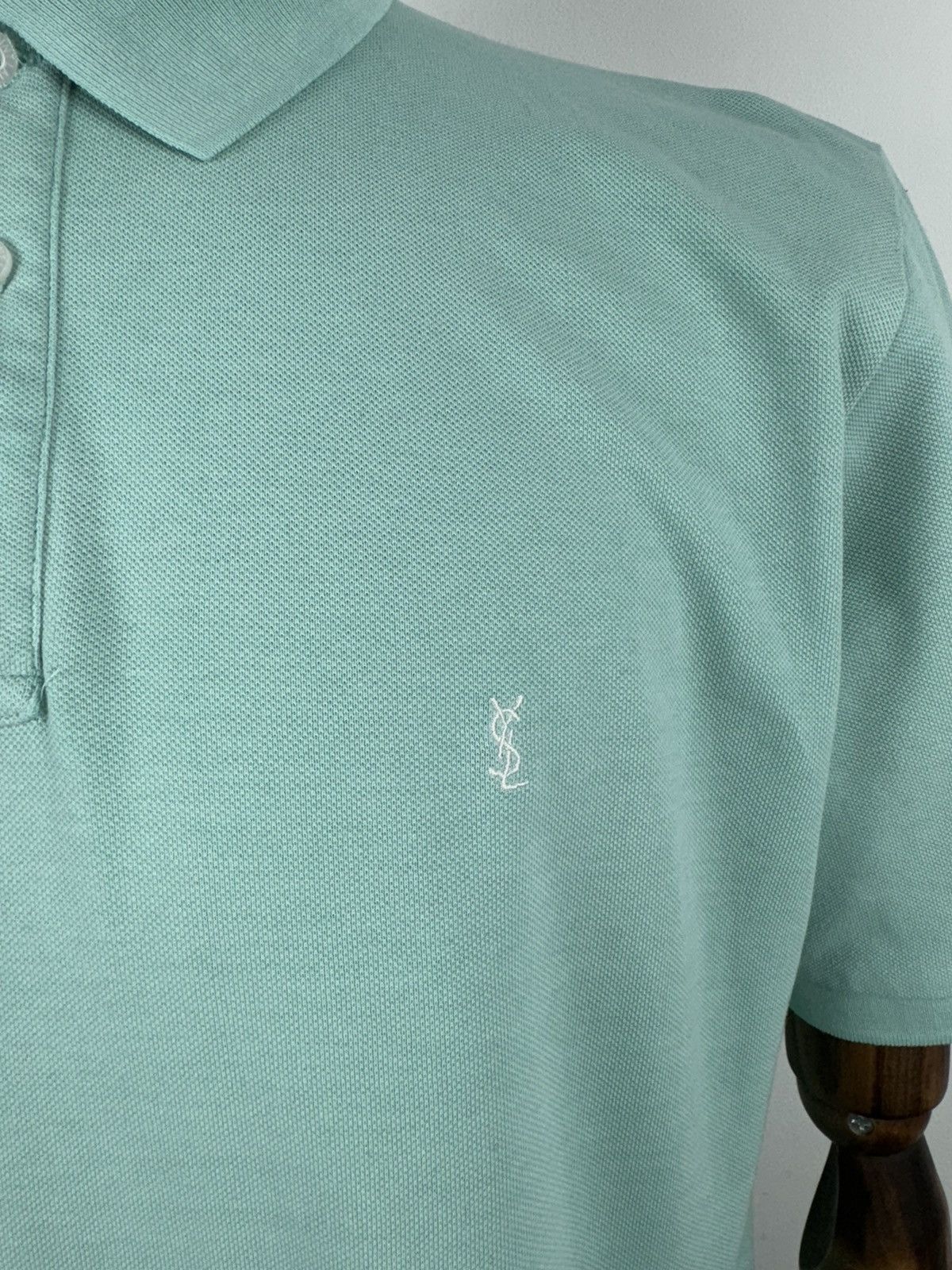Yves Saint Laurent Men’s Vintage Yves Saint Laurent Polo T-Shirt size L Size US L / EU 52-54 / 3 - 3 Thumbnail