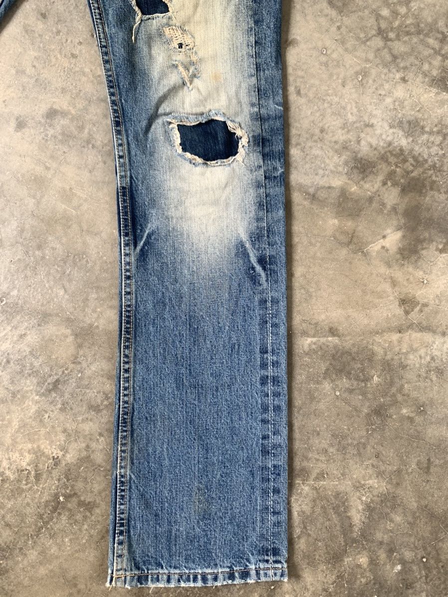 45rpm Vintage Selvedge Jeans Cult Of Individuality Stone wash Size US 31 - 3 Thumbnail