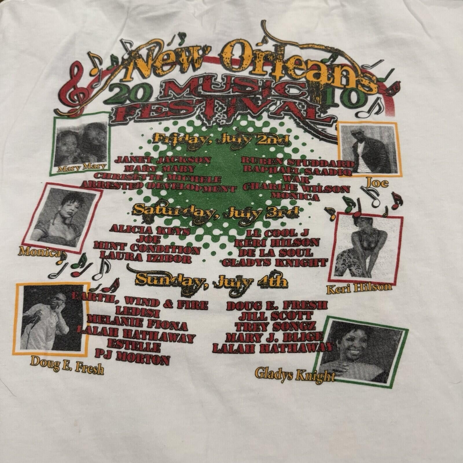 Vintage 2010 New Orleans Music Festival Shirt Rap Size US XXL / EU 58 / 5 - 4 Thumbnail
