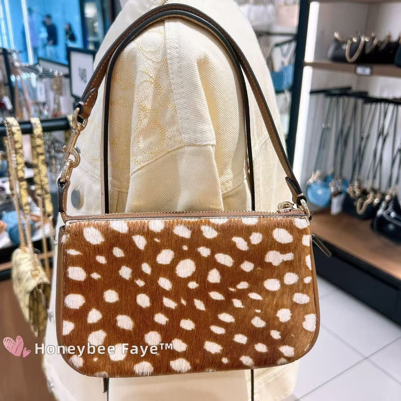 Coach NWT Coach Nolita 19 With Deer Print CDW35 Size ONE SIZE - 3 Thumbnail