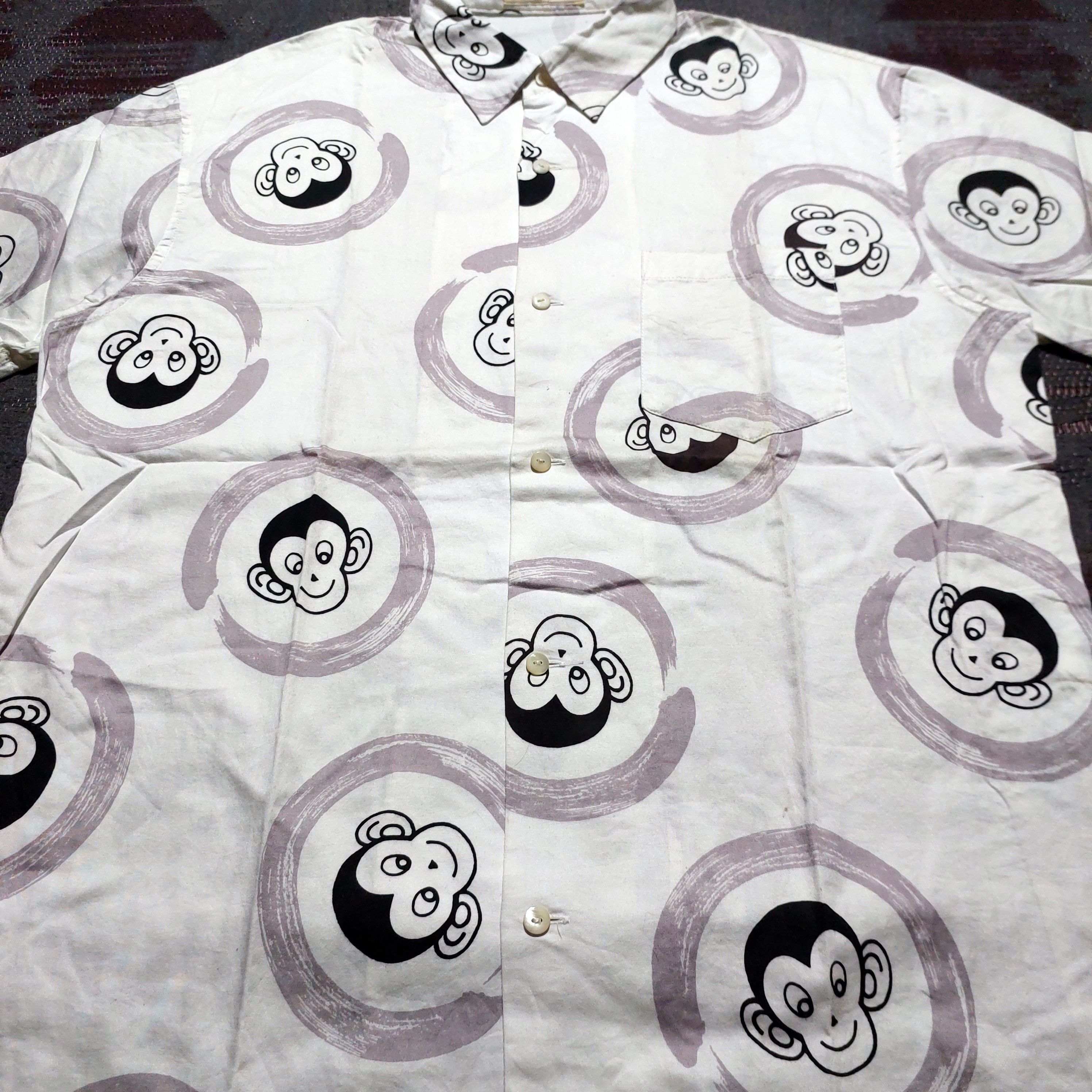 Hysteric Glamour Hysteric Glamour smiling monkey shirt Size US M / EU 48-50 / 2 - 5 Thumbnail