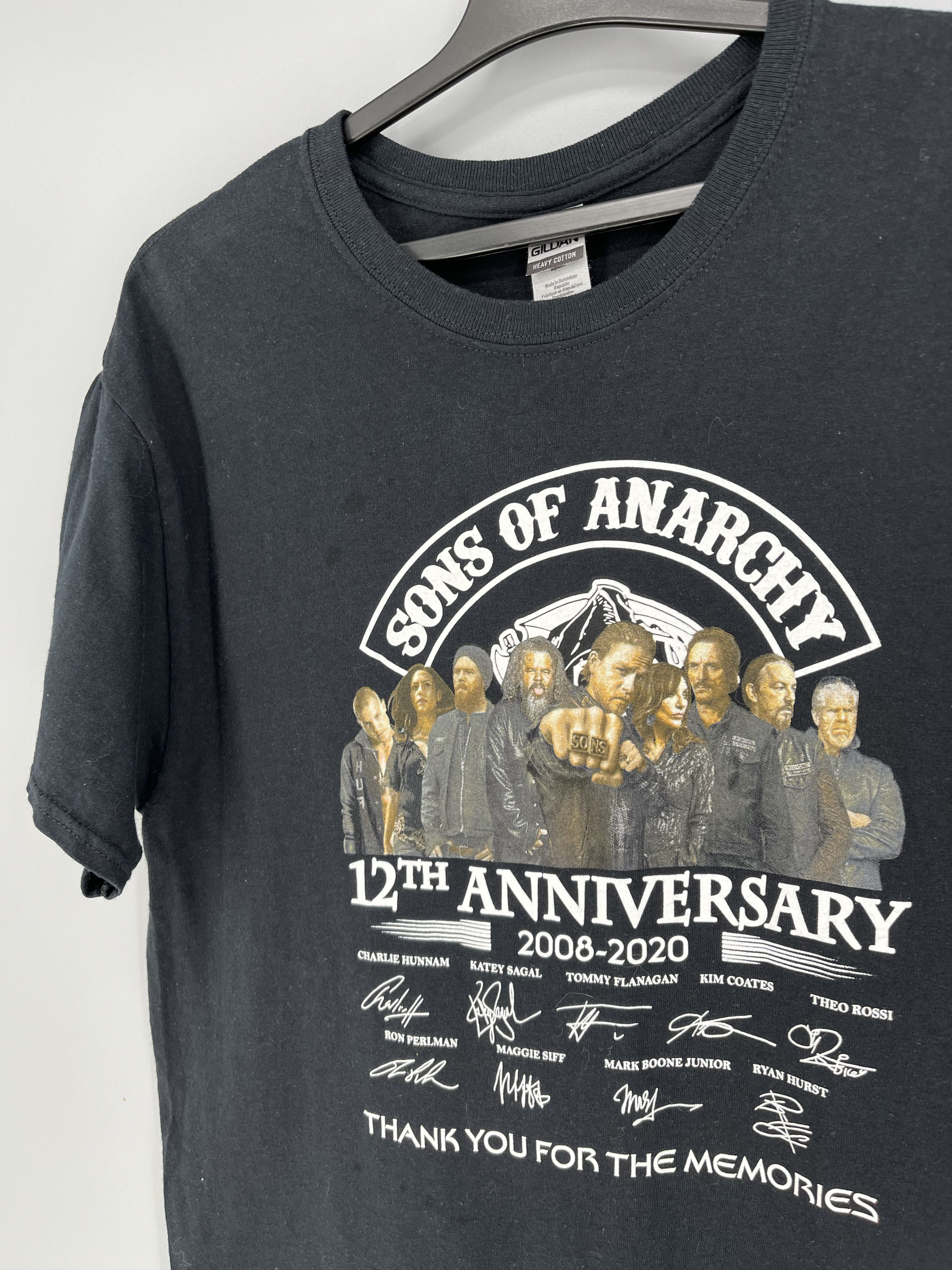 Band Tees SONG OF ANARCHY 13th 2008-2020 THANK YOU FOR THE MEMORIES Size US L / EU 52-54 / 3 - 8 Thumbnail
