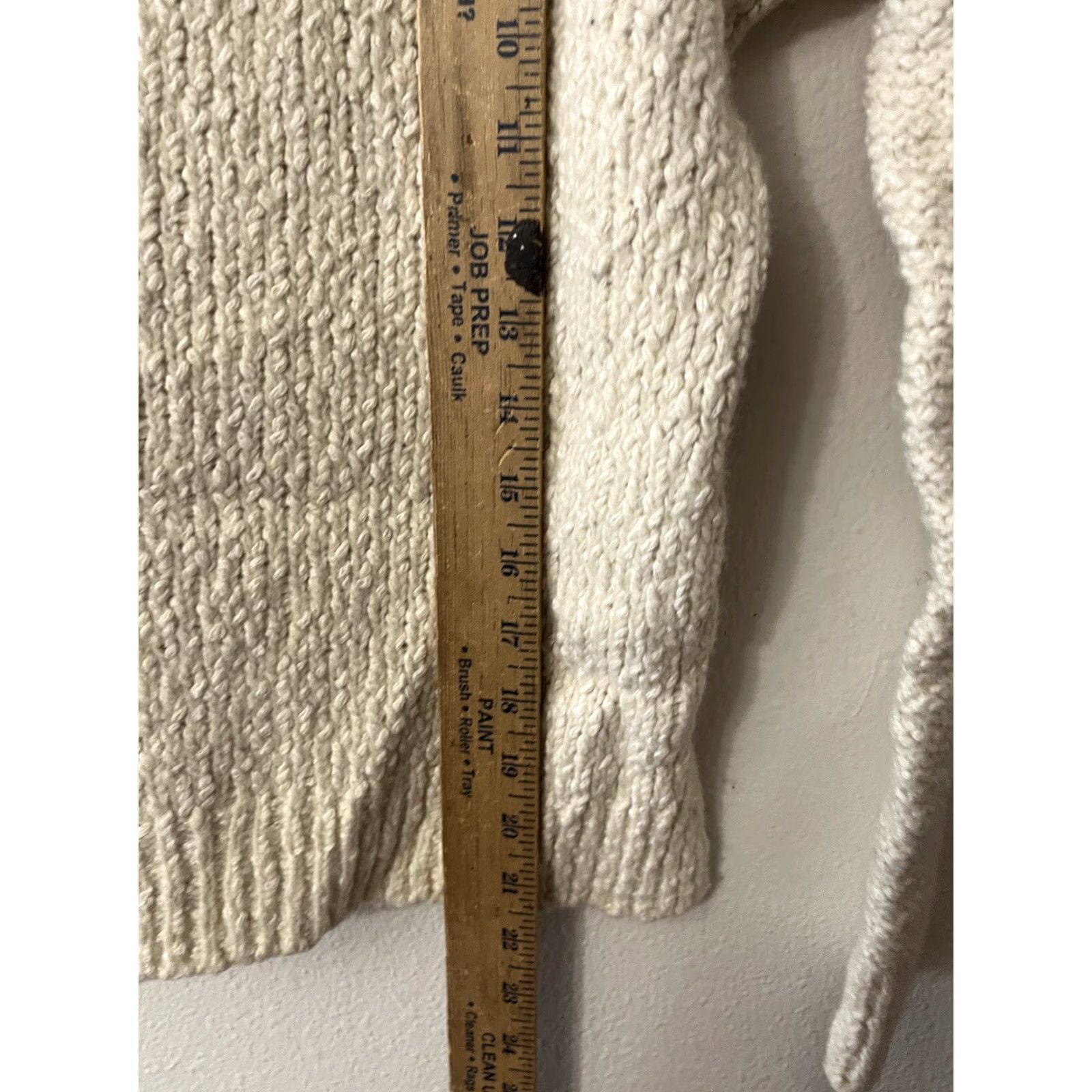 Vince Vince Sweater Wool Blend Knit Crewneck XXS Ivory Women Pullover Long Sleeve Solid Bohemian Classic Colorful Size XXS / US 00 / IT 34 - 4 Thumbnail