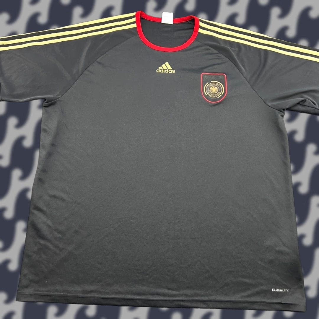 Adidas Germany 2009 2010 Away Football Jersey Mens 2XL Black Adidas Shirt Jersey Mens 2XL Black Adidas Size US XXL / EU 58 / 5 - 1 Thumbnail
