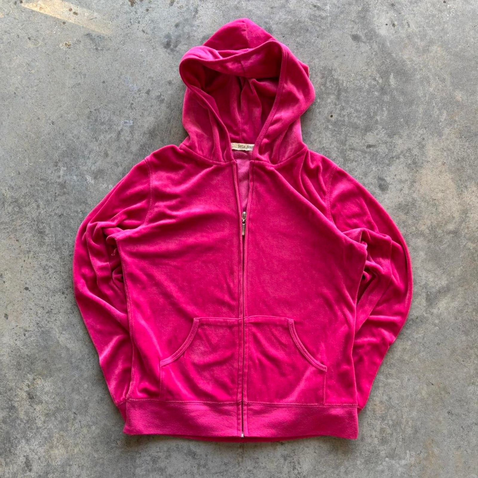 Juicy Couture × Juicy Couture Jeans × Vintage Y2K Juicy Couture Style Velour Jacket Size M / US 6-8 / IT 42-44 - 1 Thumbnail