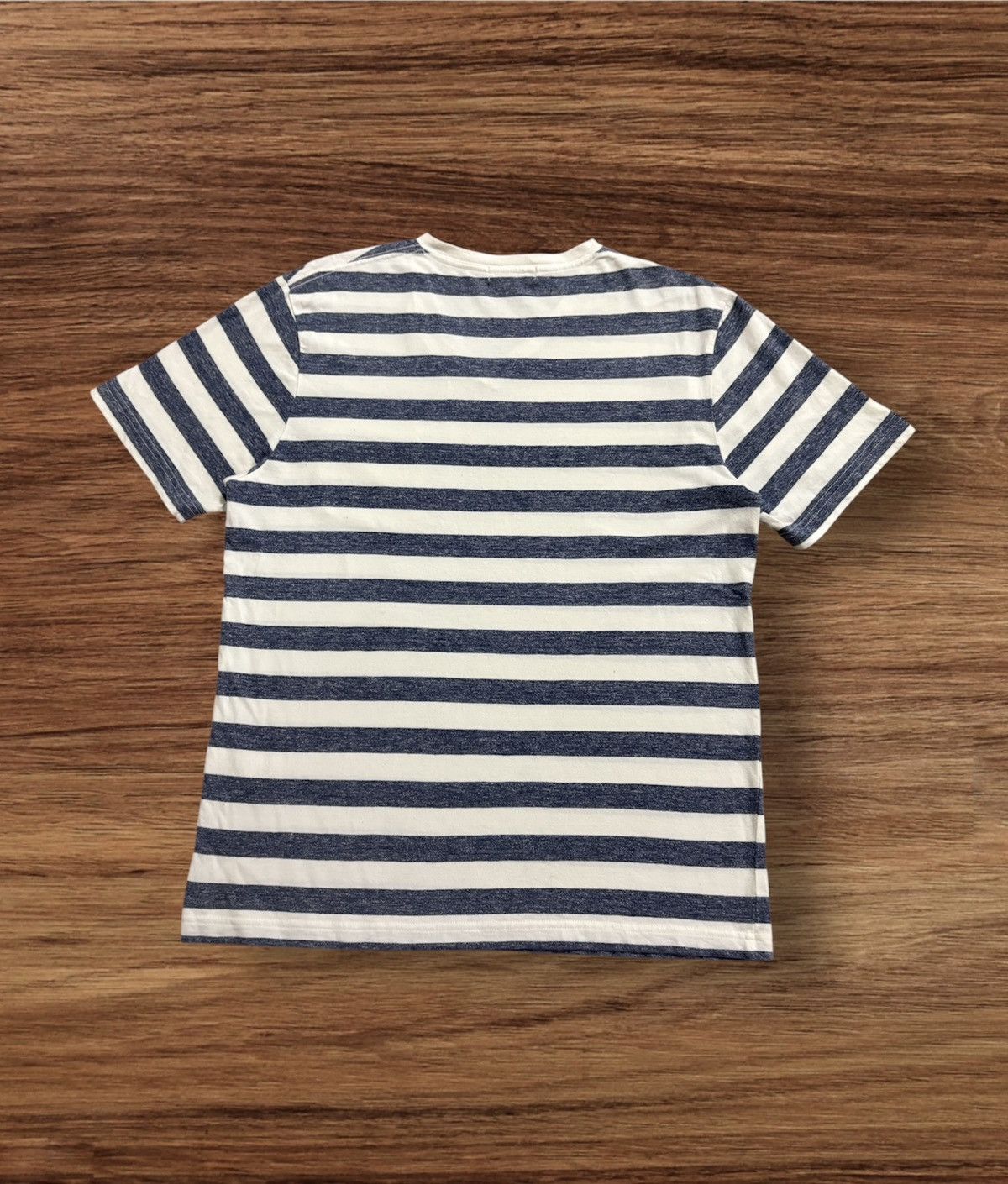Beams Plus × Japanese Brand × Vintage Japanese Brand BEAMS HEART Striped Vneck T-Shirt Size US M / EU 48-50 / 2 - 2 Thumbnail