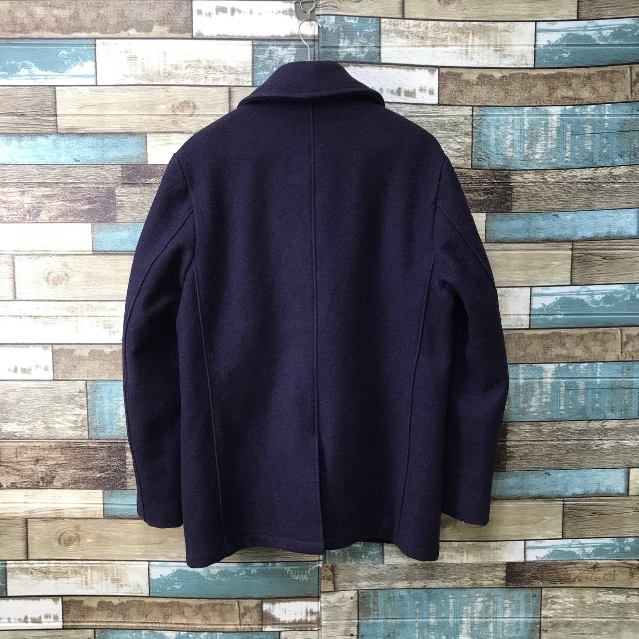 Schott VINTAGE SCHOTT US 70N PEACOAT PURPLE DOUBLE BREASTED Size US M / EU 48-50 / 2 - 4 Thumbnail