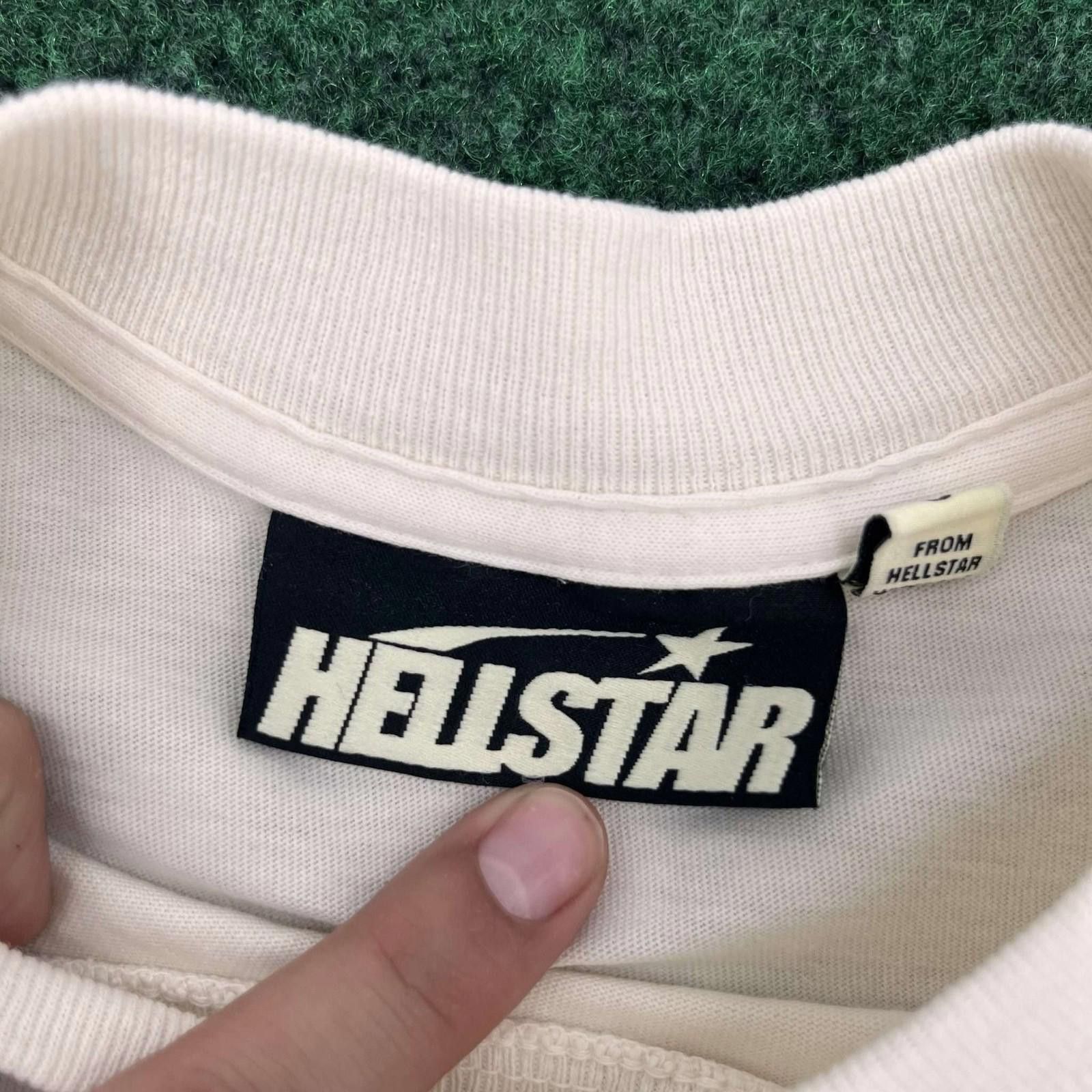 HELLSTAR Hellstar Cursive White Logo Longsleeve New Size US S / EU 44-46 / 1 - 4 Thumbnail