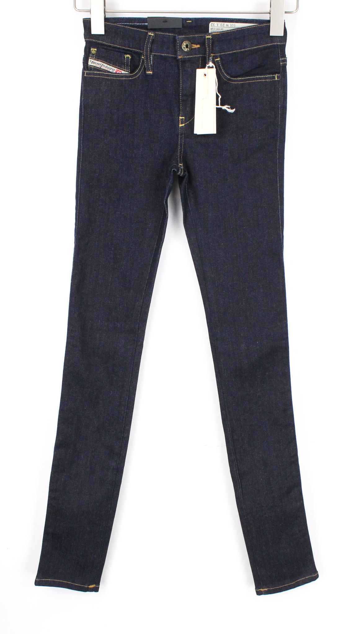 Diesel SKINZEE 0813C W23/L32 Blue Stretch Jeans 70468 Size 23" - 1 Thumbnail