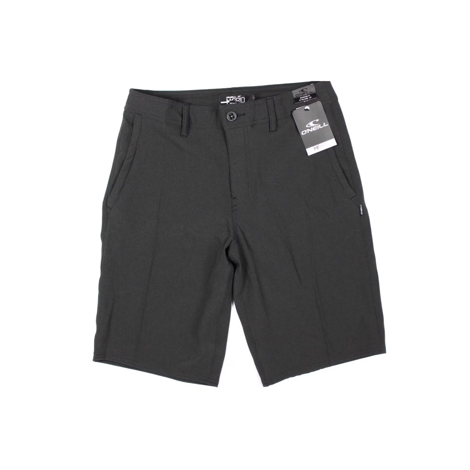 O'Neill O'Neill Men's Loaded 2.0 Hybrid Shorts 30 x 11" Black Heather Regular Athletic Pockets Stretch Zip Beach Golf Hiking Activewear Size US 30 / EU 46 - 5 Thumbnail