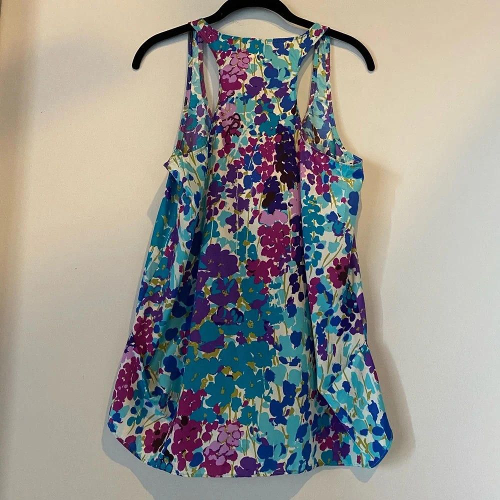 Aquascutum Bloomingdale’s Floral Racerback Tank Size S / US 4 / IT 40 - 4 Thumbnail