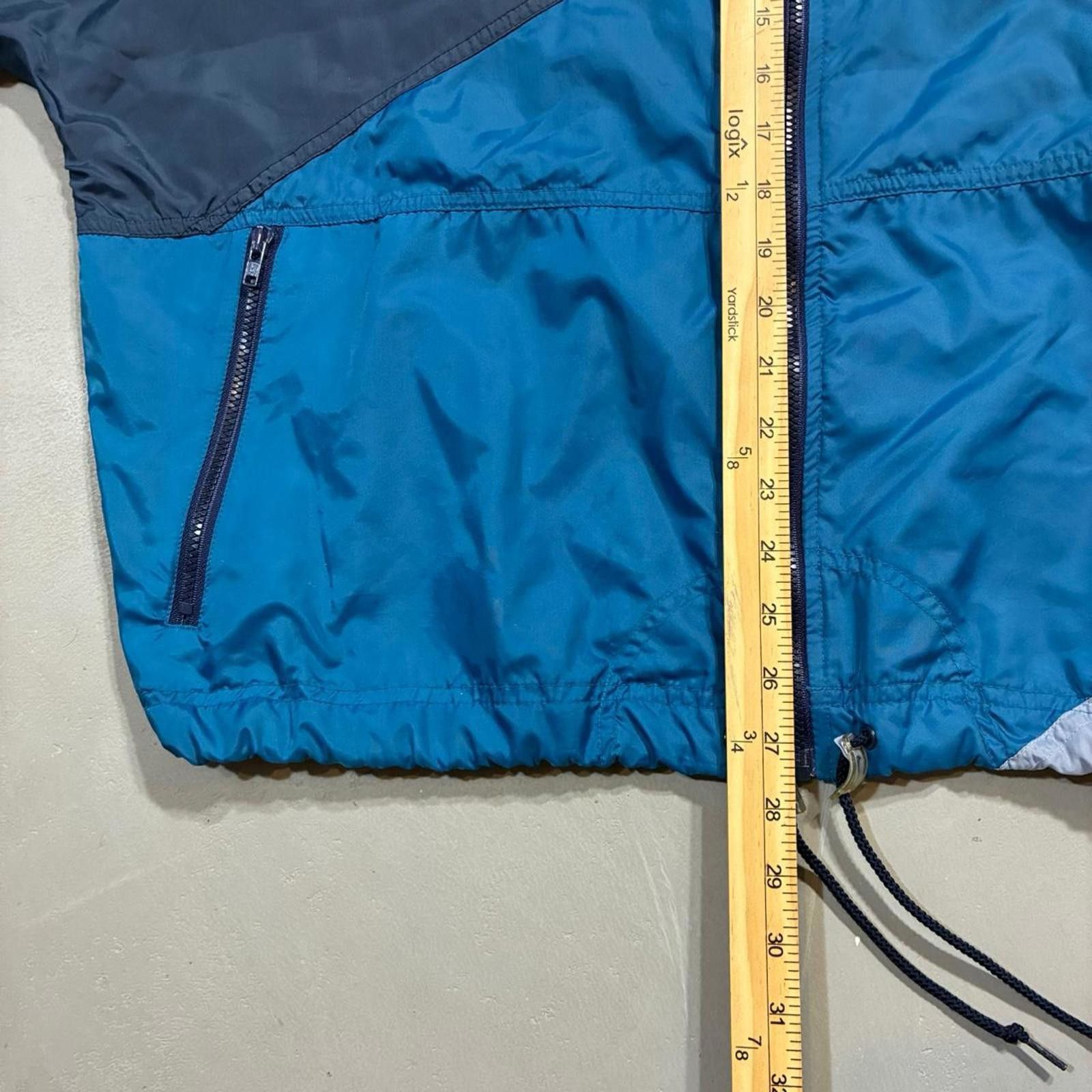 Nike Retro Y2K Nike Nylon Blue Colorblock Gradient Track Jacket Size US M / EU 48-50 / 2 - 6 Thumbnail