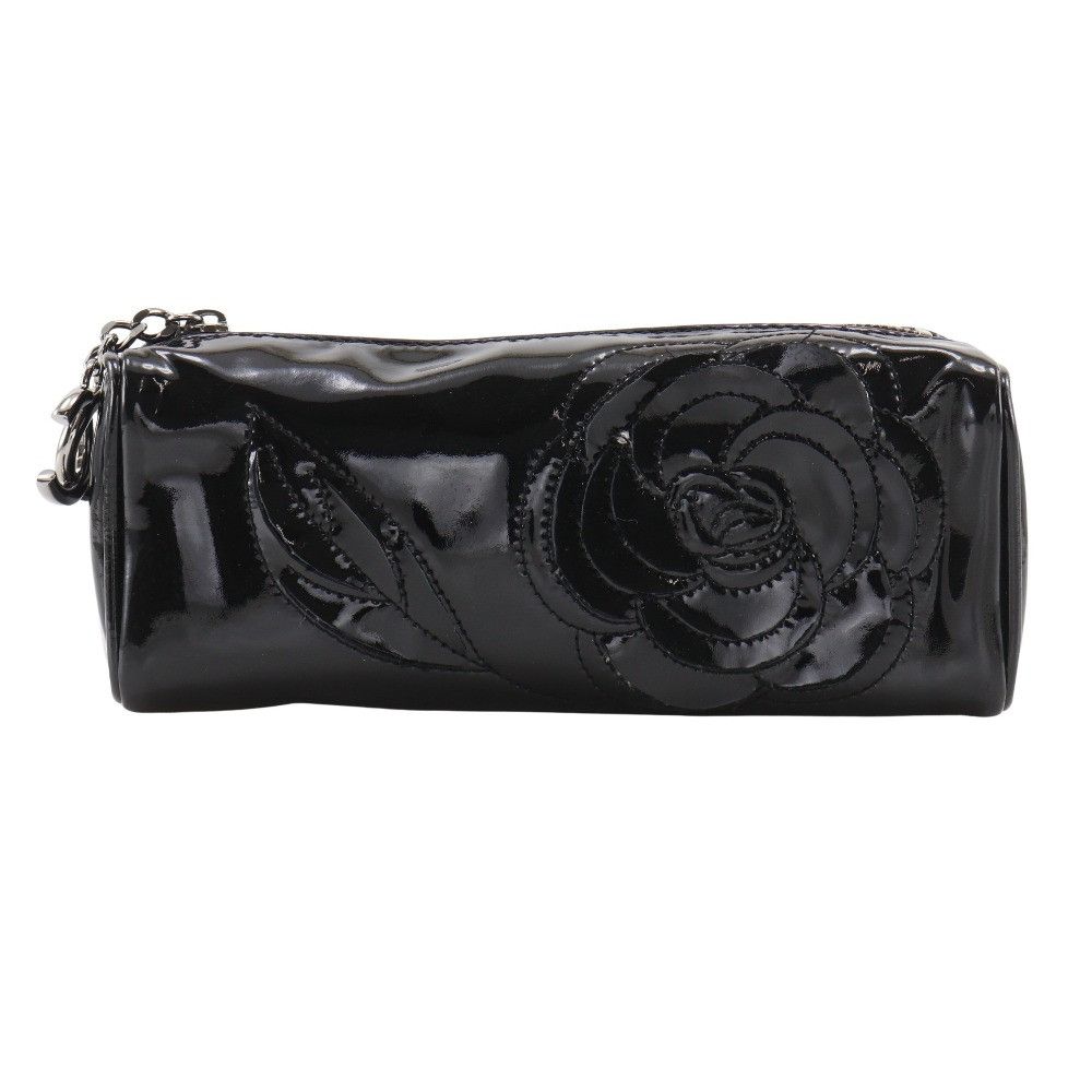 Chanel Chanel Chanel Camellia Patent Leather Pouch Enamel Other DUTY FREE for USA Size ONE SIZE - 1 Thumbnail