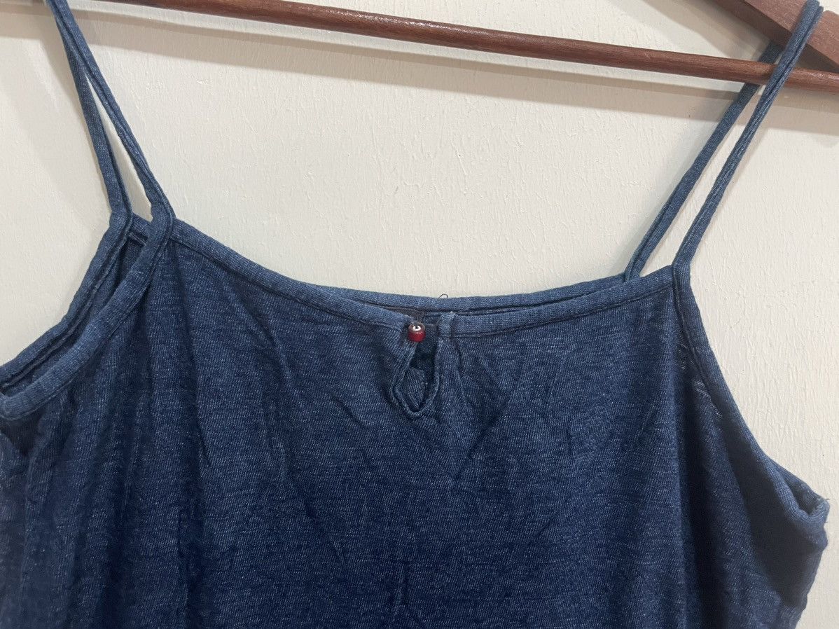 45rpm Indigo Dyed Tank top